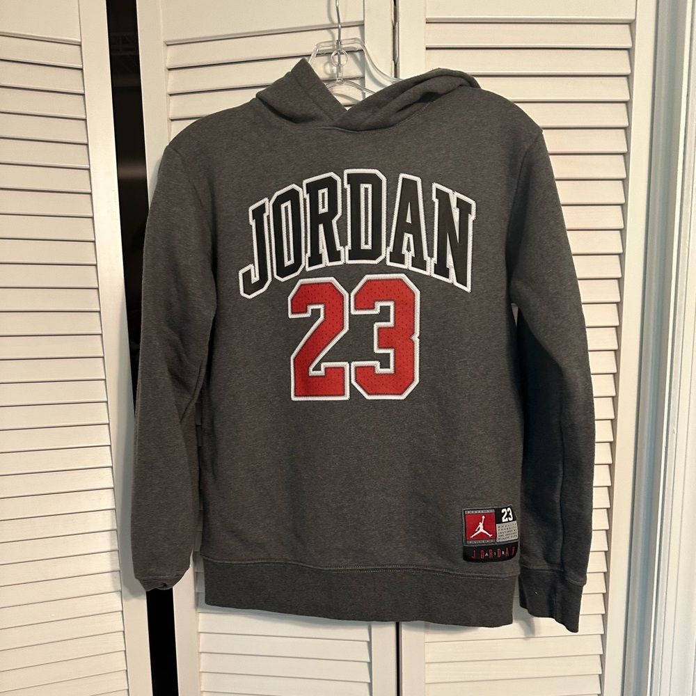 Jordan Gray and Red Hoodie